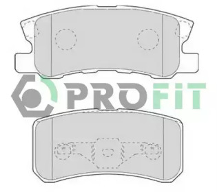 Комплект тормозных колодок PROFIT 5000-1604 C